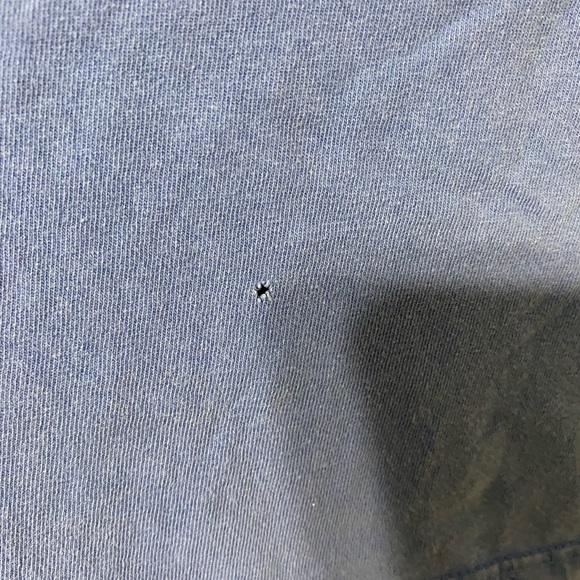 Off-White C/O Virgil Abloh blue tee shirt with pockets AS IS CONDITION XL - Picture 3 of 16